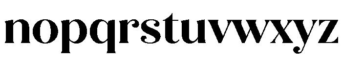 Quiche Flare Bold Font LOWERCASE