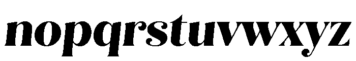 Quiche Flare Extra Bold Italic Font LOWERCASE