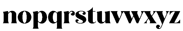 Quiche Flare Extra Bold Font LOWERCASE
