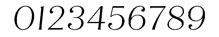 Quiche Flare Light Italic Font OTHER CHARS
