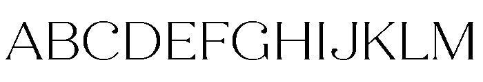 Quiche Flare Light Font UPPERCASE