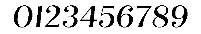 Quiche Flare Medium Italic Font OTHER CHARS