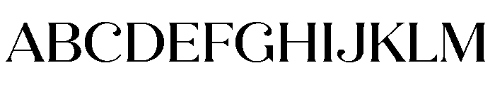 Quiche Flare Medium Font UPPERCASE