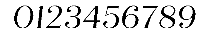 Quiche Flare Regular Italic Font OTHER CHARS