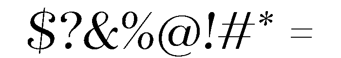 Quiche Flare Regular Italic Font OTHER CHARS