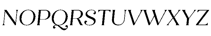 Quiche Flare Regular Italic Font UPPERCASE