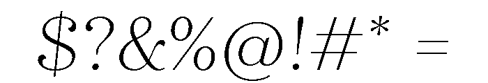 Quiche Flare Thin Italic Font OTHER CHARS