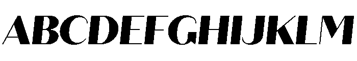 Quiche Sans Black Italic Font UPPERCASE