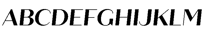 Quiche Sans Bold Italic Font UPPERCASE