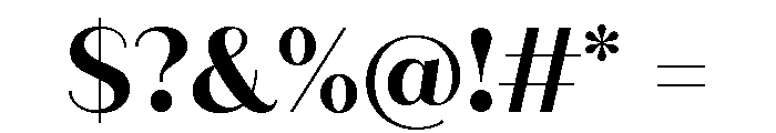 Quiche Sans Bold Font OTHER CHARS