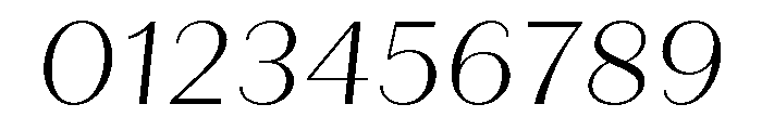 Quiche Sans Light Italic Font OTHER CHARS