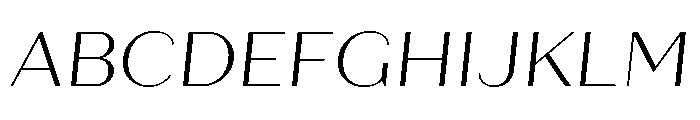 Quiche Sans Light Italic Font UPPERCASE