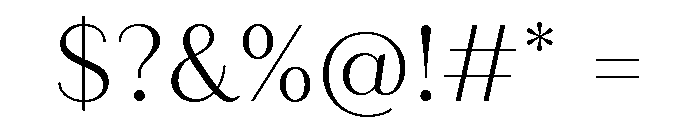 Quiche Sans Light Font OTHER CHARS