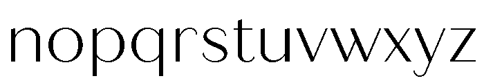 Quiche Sans Light Font LOWERCASE