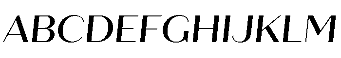 Quiche Sans Medium Italic Font UPPERCASE