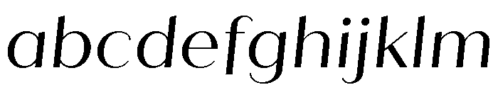 Quiche Sans Regular Italic FONT