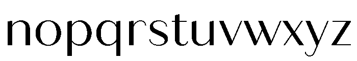 Quiche Sans Regular Font LOWERCASE
