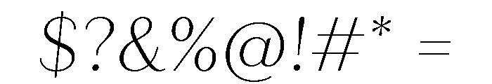 Quiche Sans Thin Italic Font OTHER CHARS