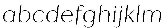 Quiche Sans Thin Italic FONT