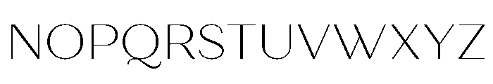 Quiche Sans Thin Font UPPERCASE