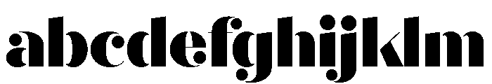 Quiche Stencil Black FONT