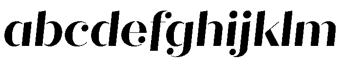 Quiche Stencil Bold Italic FONT