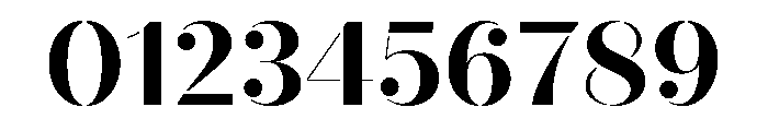 Quiche Stencil Bold Font OTHER CHARS