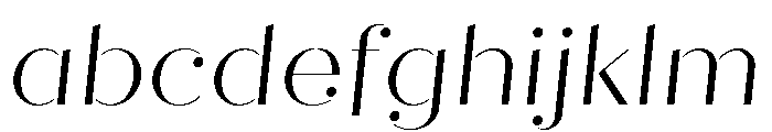 Quiche Stencil Light Italic FONT