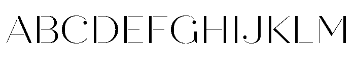 Quiche Stencil Light Font UPPERCASE