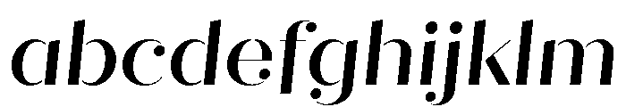 Quiche Stencil Medium Italic FONT