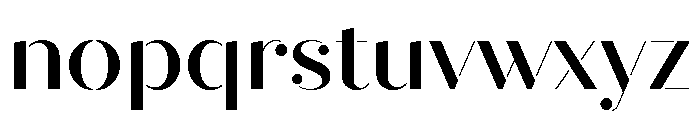 Quiche Stencil Medium Font LOWERCASE