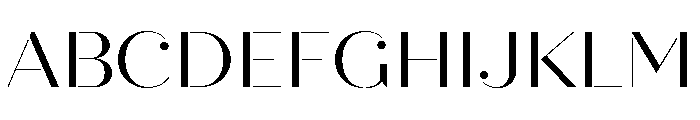 Quiche Stencil Regular Font UPPERCASE