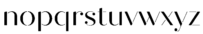 Quiche Stencil Regular Font LOWERCASE