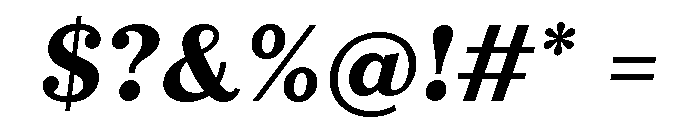 Quiche Text Bold Italic Font OTHER CHARS