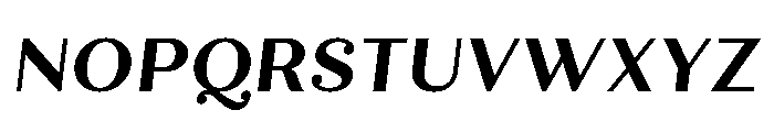 Quiche Text Bold Italic Font UPPERCASE
