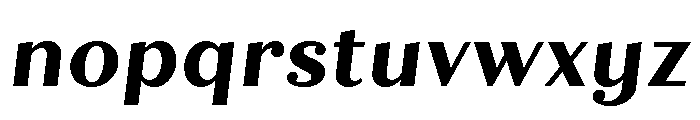 Quiche Text Bold Italic Font LOWERCASE