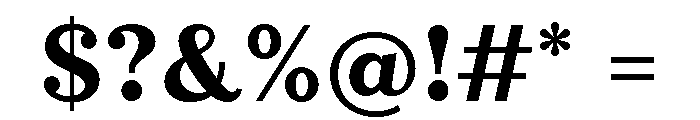 Quiche Text Bold Font OTHER CHARS