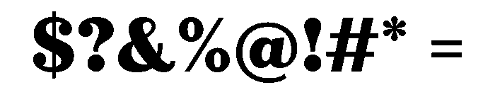 Quiche Text Extra Bold Font OTHER CHARS