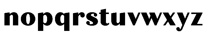 Quiche Text Extra Bold Font LOWERCASE
