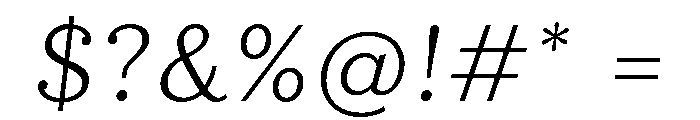 Quiche Text Light Italic Font OTHER CHARS