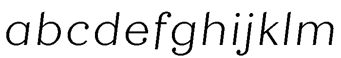Quiche Text Light Italic FONT
