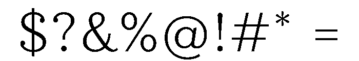 Quiche Text Light Font OTHER CHARS
