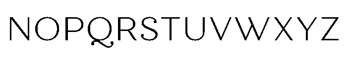 Quiche Text Light Font UPPERCASE