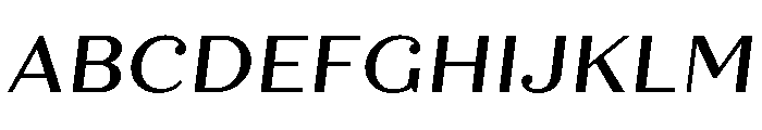 Quiche Text Medium Italic Font UPPERCASE