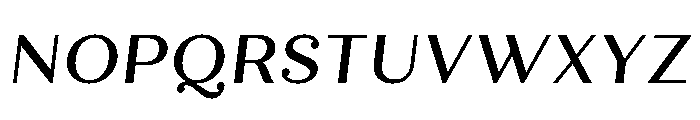 Quiche Text Medium Italic Font UPPERCASE