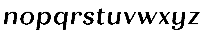 Quiche Text Medium Italic Font LOWERCASE