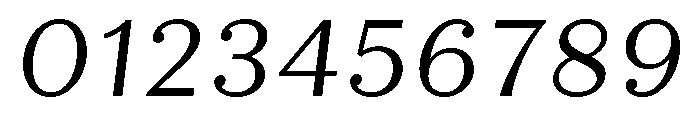 Quiche Text Regular Italic Font OTHER CHARS