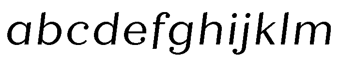 Quiche Text Regular Italic FONT