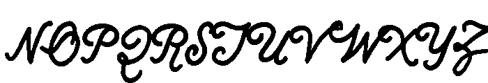 Quimby Gubernatorial Regular Font UPPERCASE