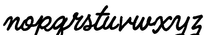 Quimby Gubernatorial Regular Font LOWERCASE